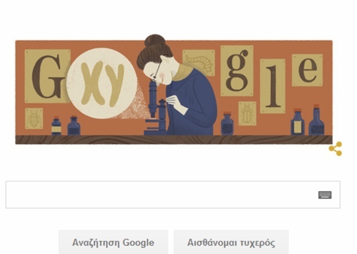 Nettie Stevens: Η Google τιμάει τη διάσημη γενετίστρια