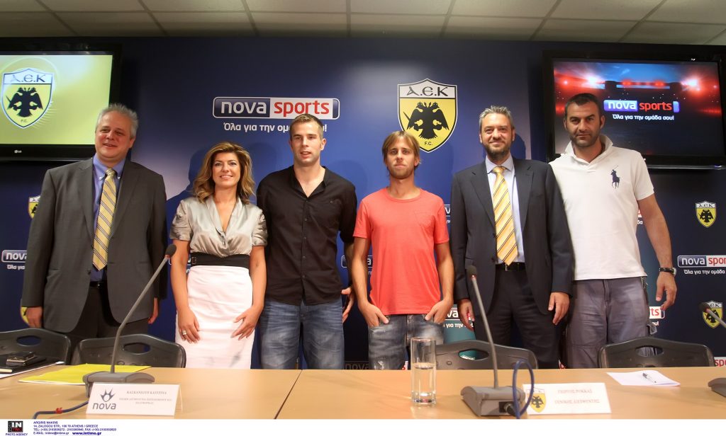 Παρουσιάστηκε το μεσημέρι της Πέμπτης η συνεργασία της ΑΕΚ με τη Nova
