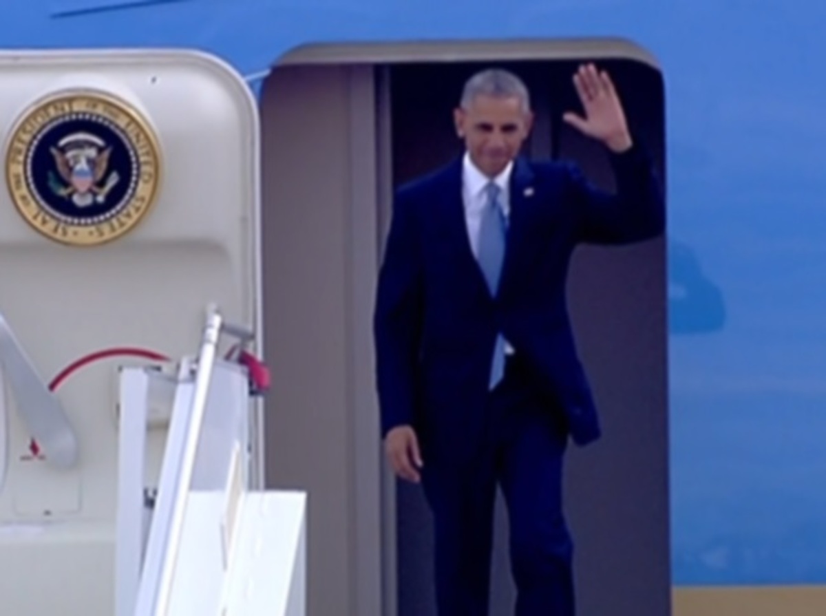 Άφιξη Ομπάμα στην Αθήνα