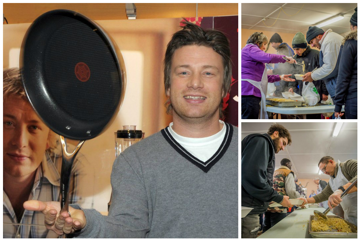 Χριστούγεννα στη ζούγκλα του Καλαί – Ο Jamie Oliver μαγείρεψε για τους μετανάστες