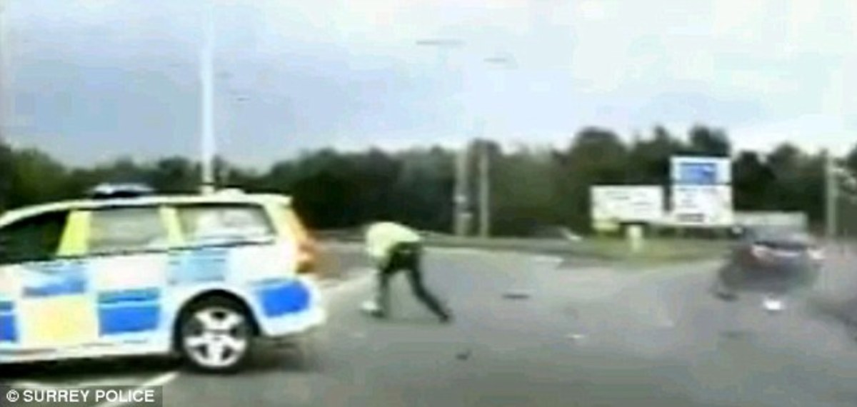 Κλέφτης αυτοκινήτων ”απογείωσε” αστυνομικό – Συγκλονιστικό video