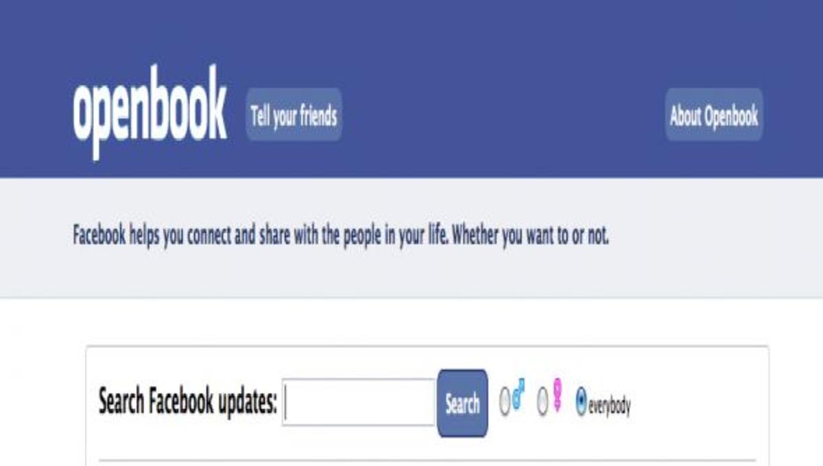 Ένα site αποκαλύπτει τα status στο Facebook!