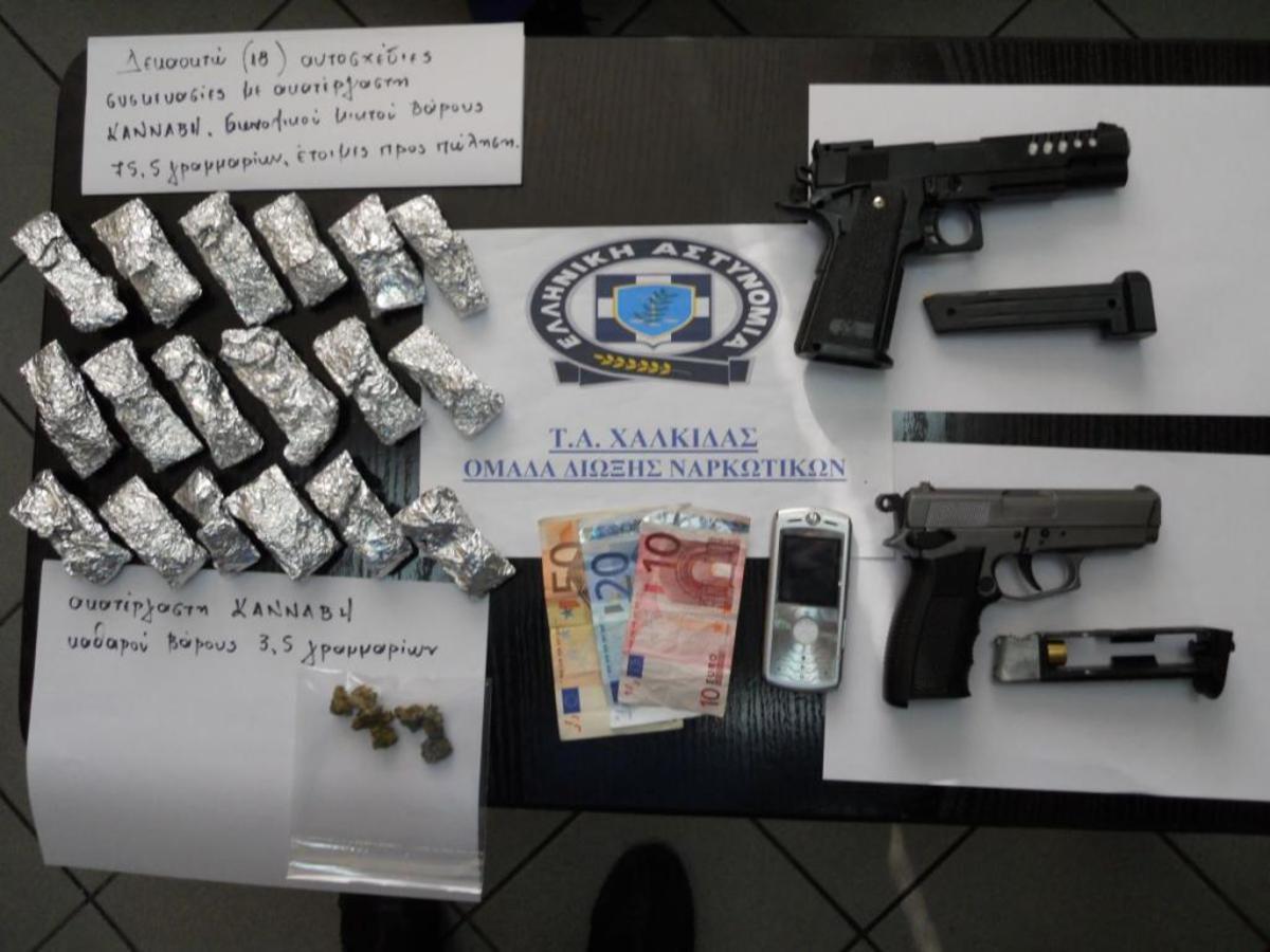 Μερικά από αυτά που βρήκαν οι αστυνομικοί - ΦΩΤΟ ΕΛ.ΑΣ.