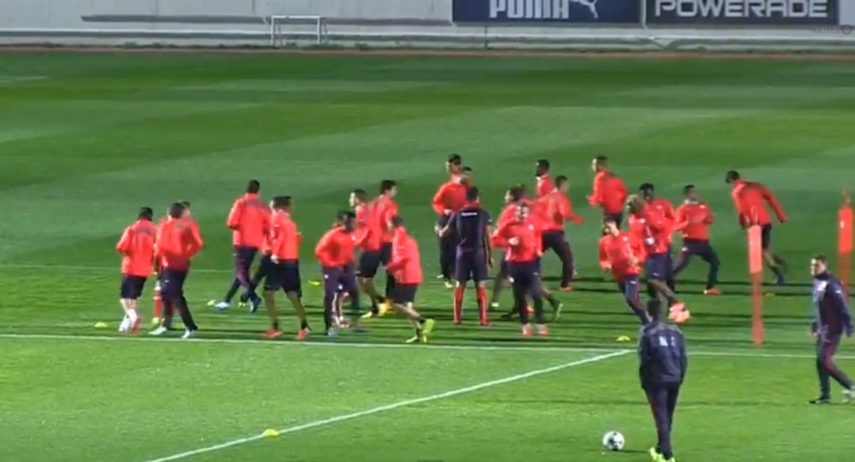 Με Βαλντέζ στην αποστολή ο Ολυμπιακός (VIDEO)