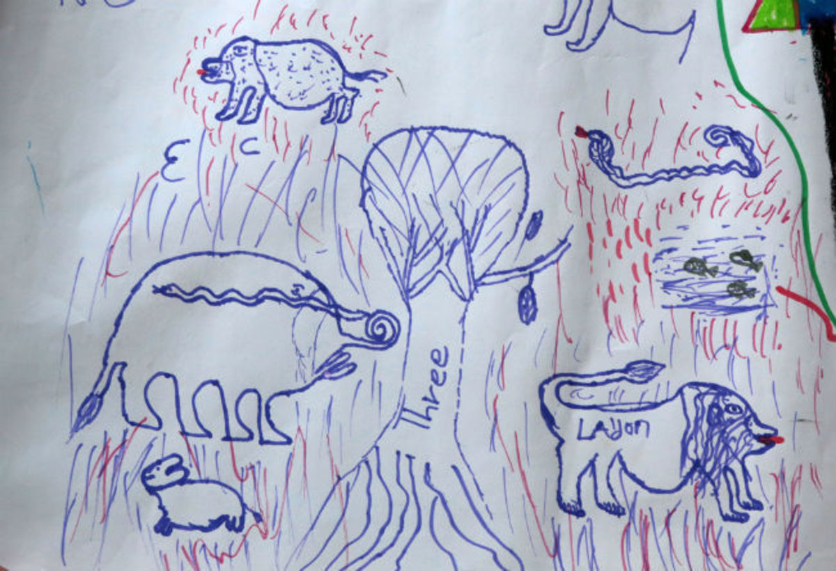 Ο πόνος της απώλειας: Συγκινητικές ζωγραφιές παιδιών – θυμάτων της Boko Haram