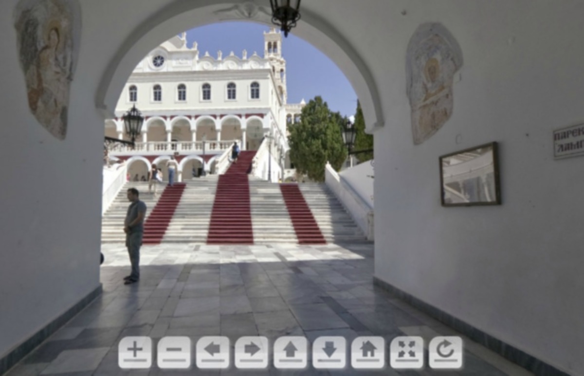 Εικονική περιήγηση: «Ταξιδέψτε» στην Παναγία της Τήνου