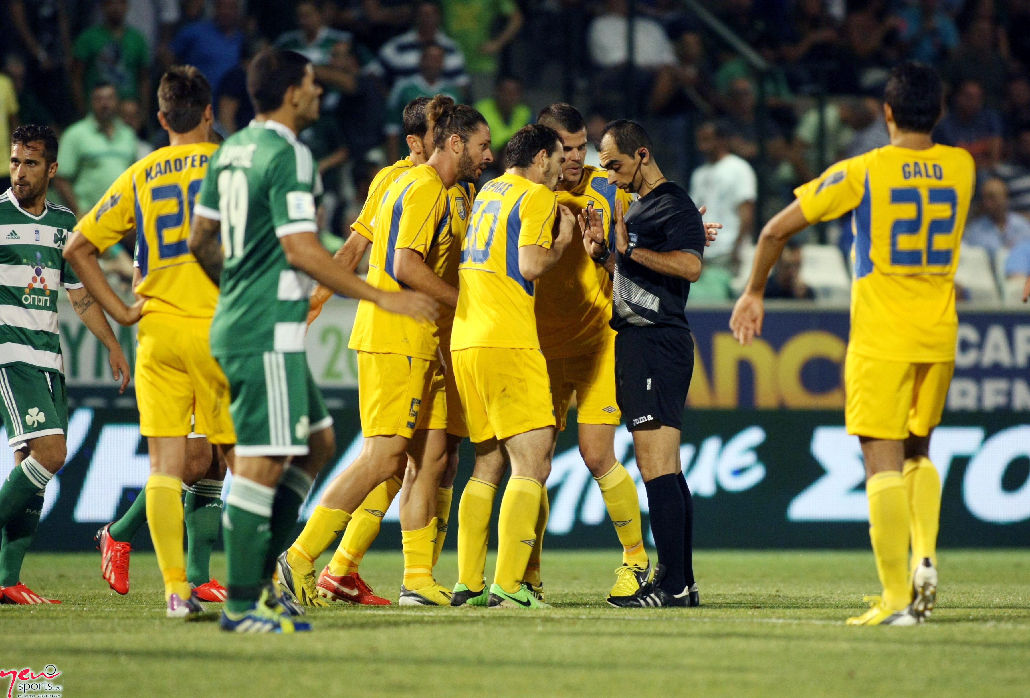 Μετά τον Μάκη Χάβο και ο πρόεδρος του Παναιτωλικού εξέφρασε τα παράπονα του για την διαιτησία στον αγώνα με τον Παναθηναϊκό  ΦΩΤΟ EUROKINISSI