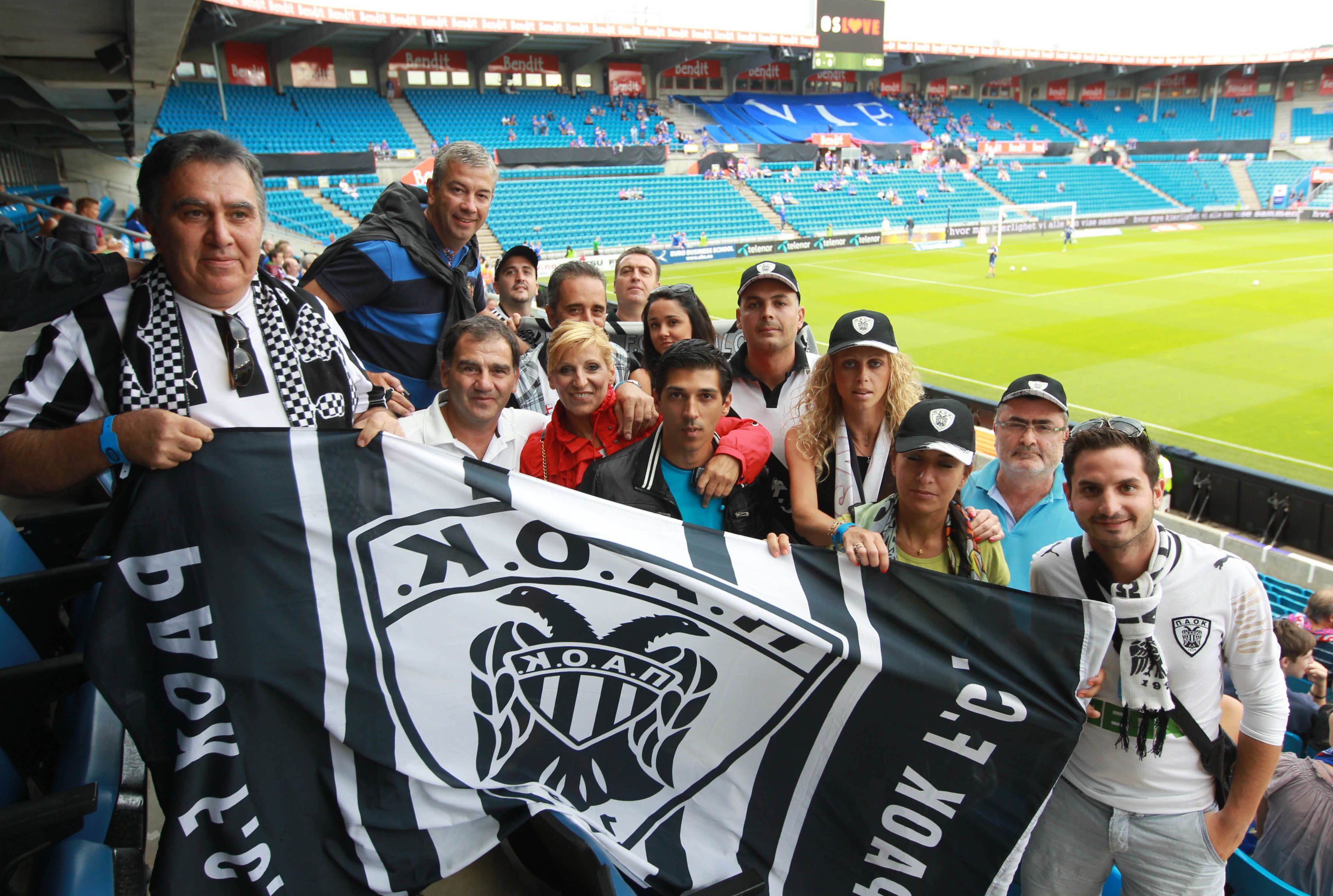 Οι φίλοι του ΠΑΟΚ ταξίδεψαν με πούλμαν για να συμπαρασταθούν στην ομάδα τους στο Όσλο