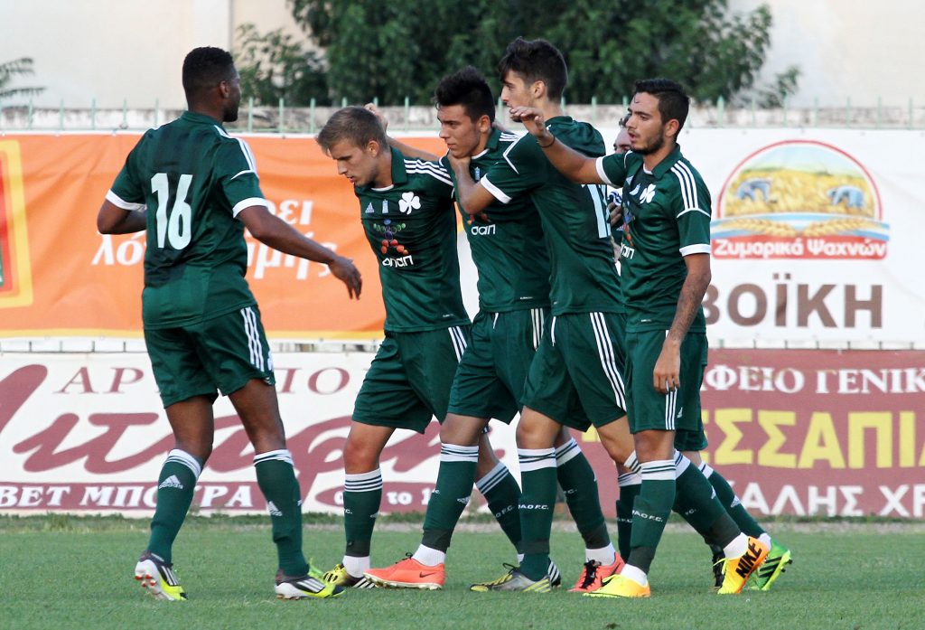 Ο Παναθηναϊκός επικράτησε 2-0 του Ηρακλή Ψαχνών ΦΩΤΟ EYROKINISSI