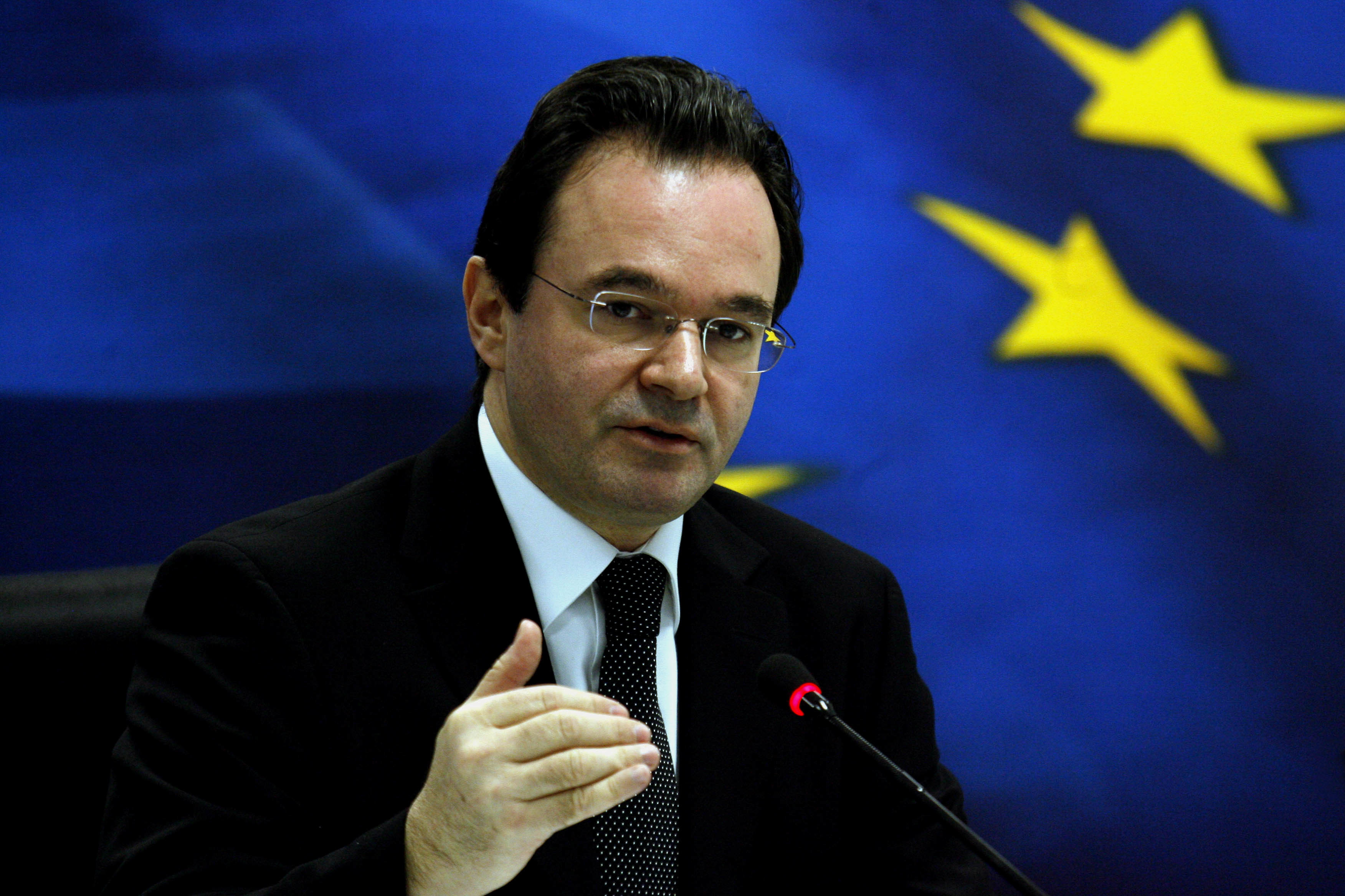 Ο υπουργός Οικονομικών Γ.Παπακωνσταντίνου ΦΩΤΟ EUROKINISSI