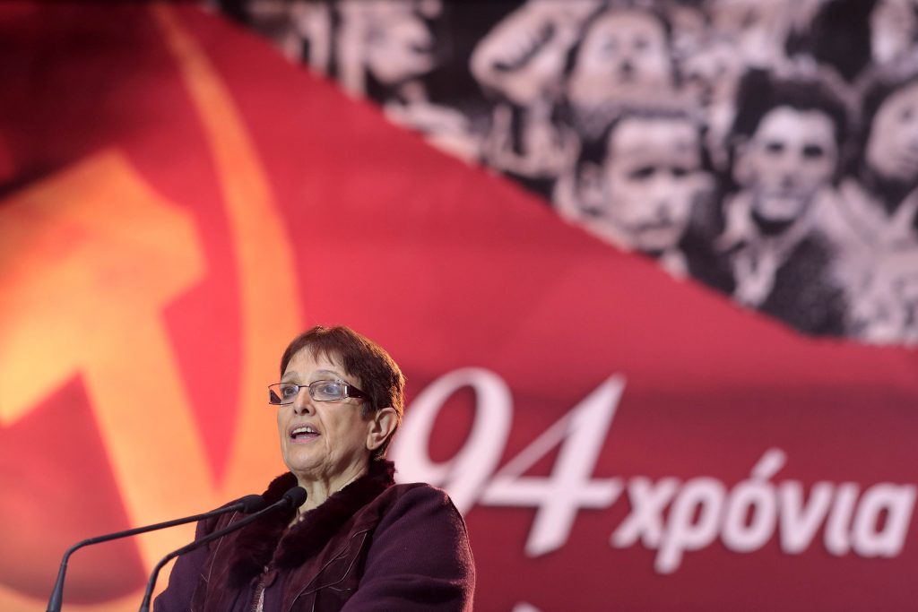 Παπαρήγα: Δεν θα δώσουμε ψήφο εμπιστοσύνης σε κυβέρνηση με κορμό τον ΣΥΡΙΖΑ