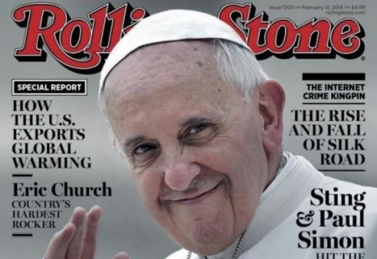 Ο Πάπας Φραγκίσκος στο εξώφυλλο του Rolling Stone.