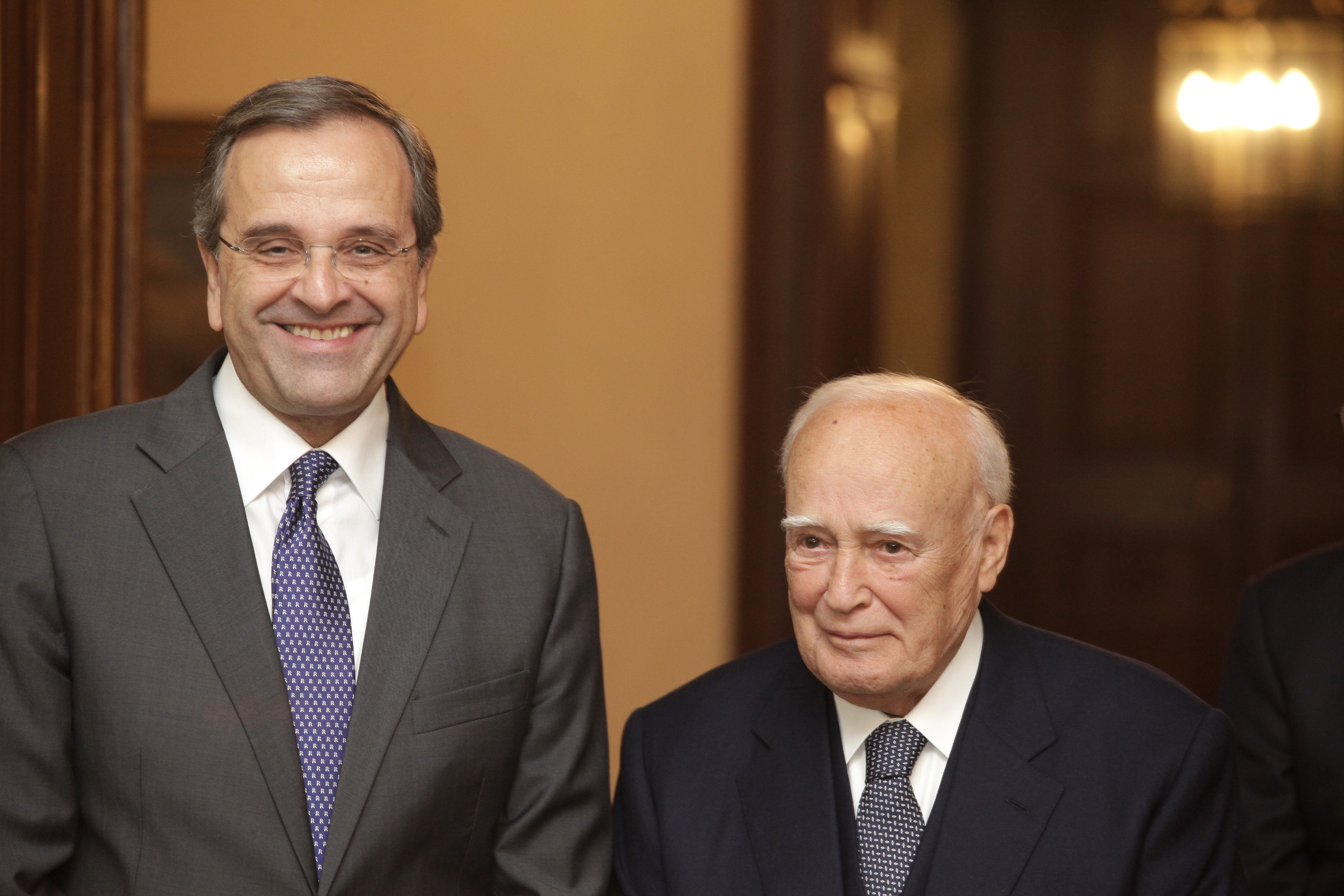 Σαμαράς σε Παπούλια: Συμφωνώ απόλυτα με όσα είπατε στον Τσίπρα