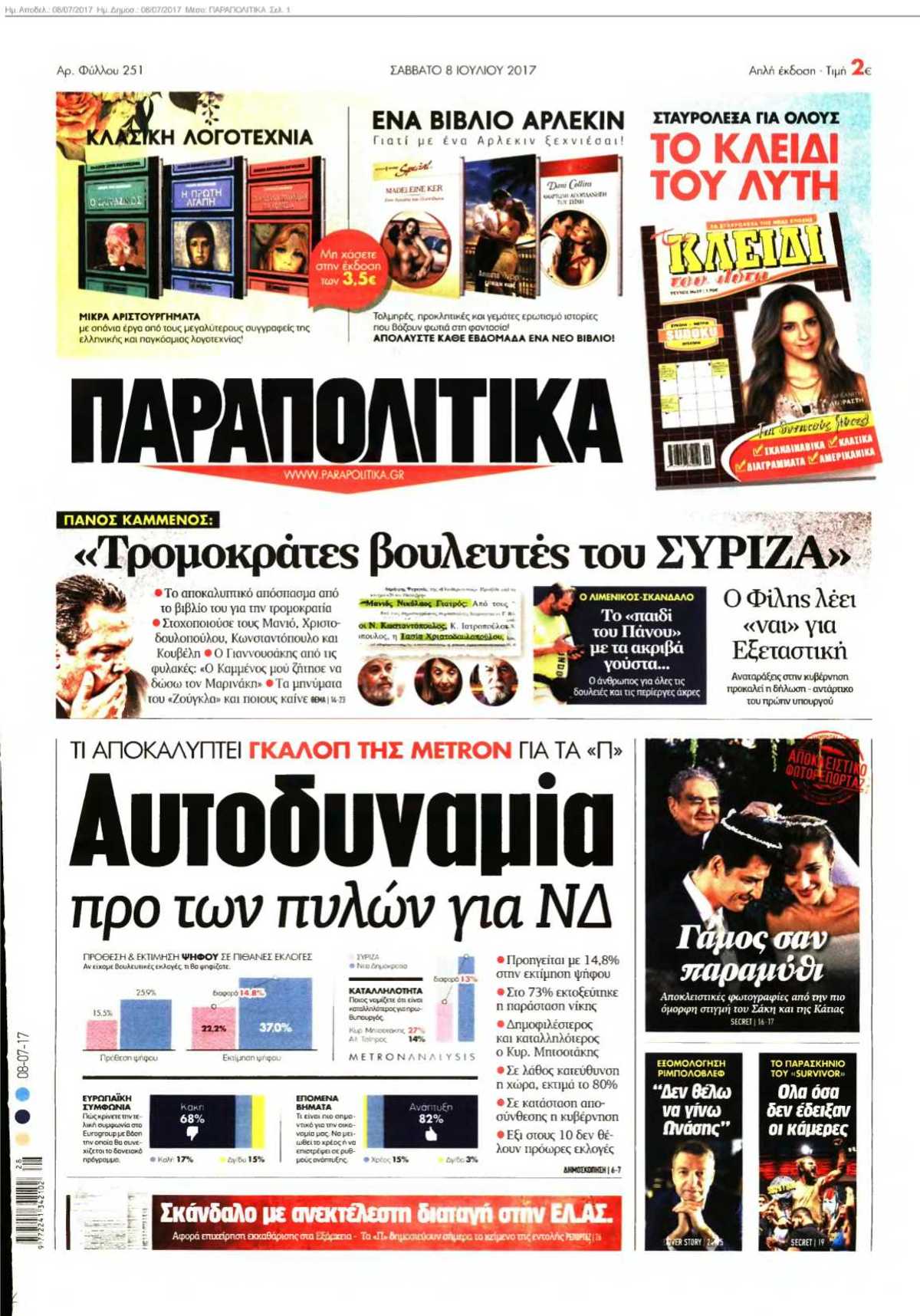 ΠΑΡΑΠΟΛΙΤΙΚΑ 08-07-2017