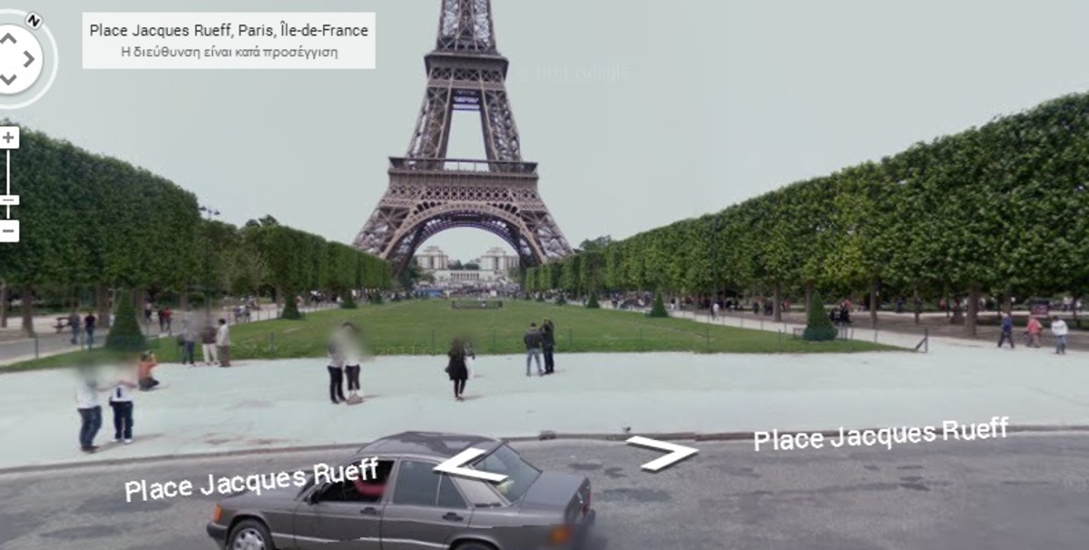 Ξενάγηση στον Πύργο του Άιφελ από την υπηρεσία Street View της Google