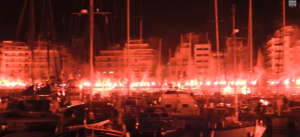 Λαμπερά γενέθλια! Η νύχτα έγινε μέρα για τον Ολυμπιακό! (VIDEO)