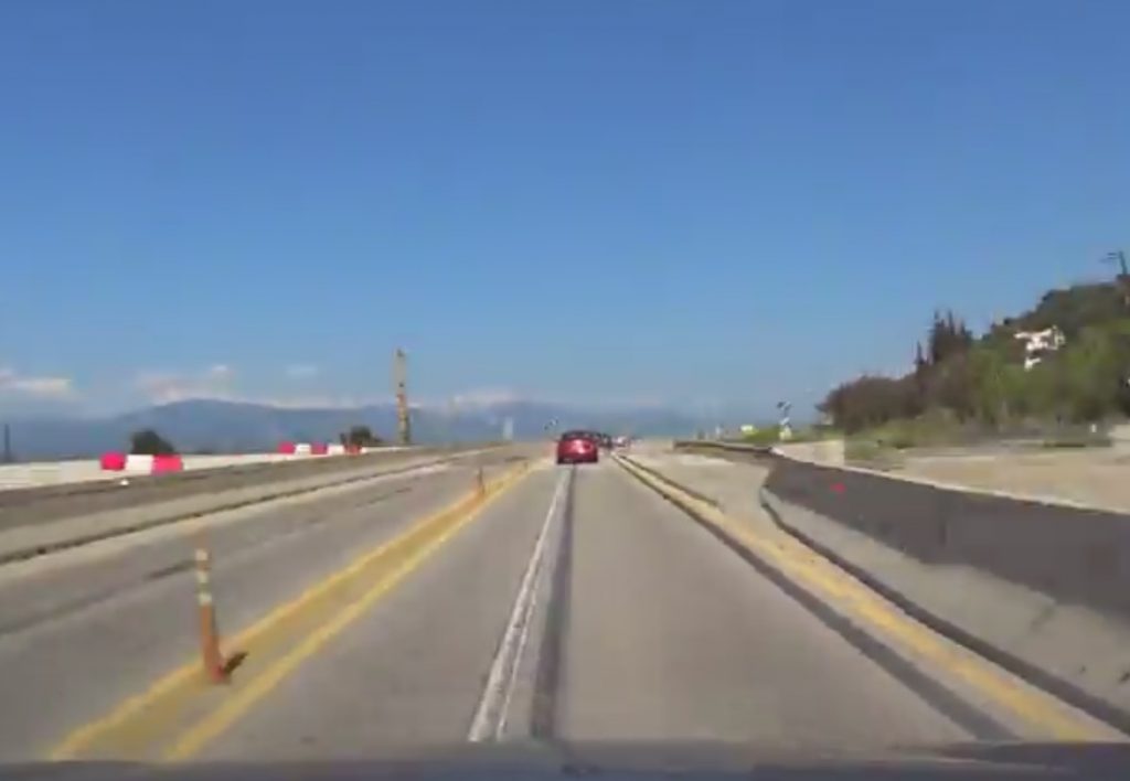 ΒΙΝΤΕΟ: Διαδρομή του τρόμου στο… εθνικό εργοτάξιο της Πατρών-Κορίνθου