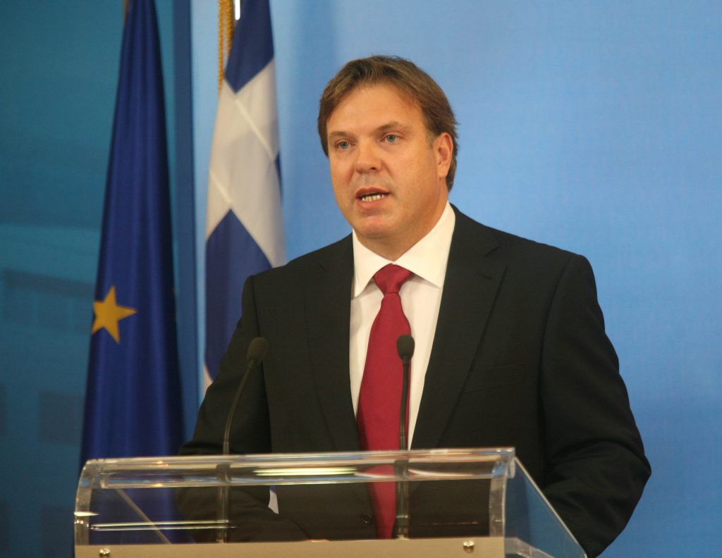 Ο Κυβερνητικός Εκπρόσωπος Γιώργος Πεταλωτής. ΦΩΤΟ EUROKINISSI