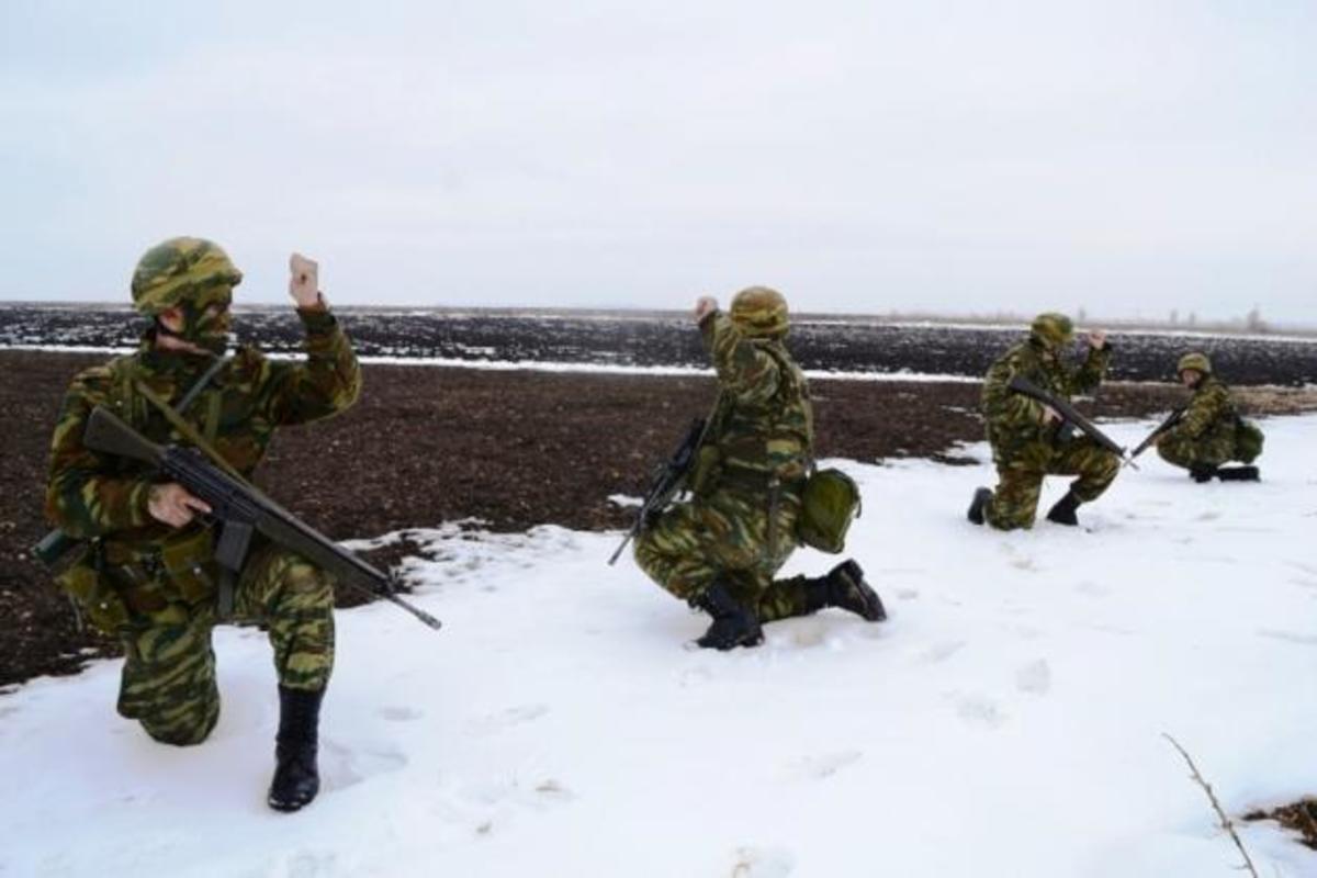 Ασκήσεις στον Έβρο! Οι ένοπλες δυνάμεις εκπαιδεύονται στα χιόνια! [pics]