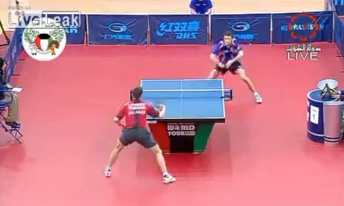 Τους… κούφανε – Απίστευτος πόντος σε αγώνα πινγκ-πονγκ (VIDEO)