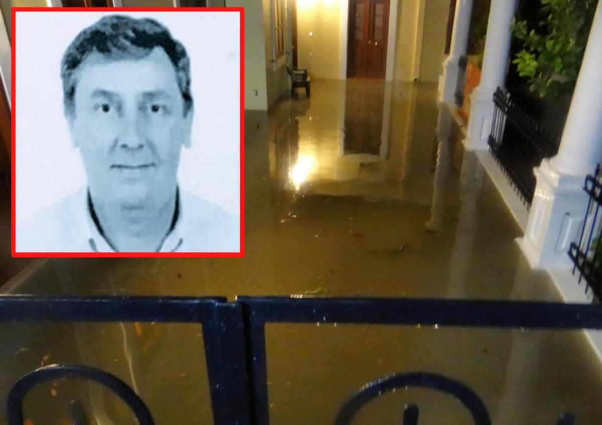 Ο 53χρονος που αγνοείται - Ένα από τα σπίτια που πλημμύρισαν - ΦΩΤΟ EUROKINISSI & cityofpetaloudes