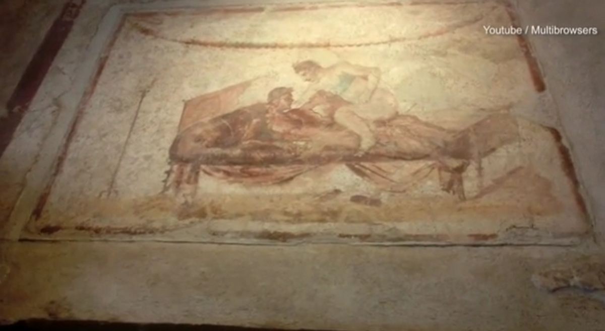 Καυτές ερωτικές τοιχογραφίες στην Πομπηία! Οι υπηρεσίες σε αρχαίο οίκο ανοχής! [vid]