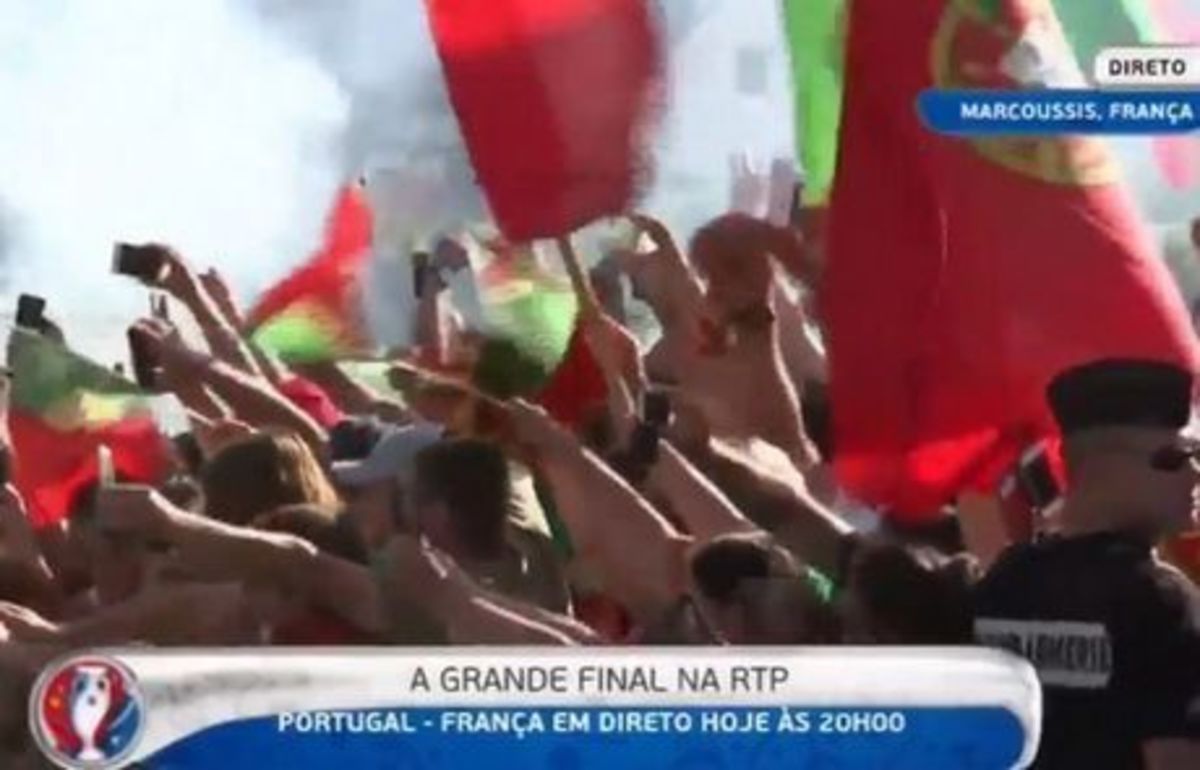 Πορτογαλία – Γαλλία: “Αποθέωση” για τους Ίβηρες πριν τον τελικό (VIDEO)