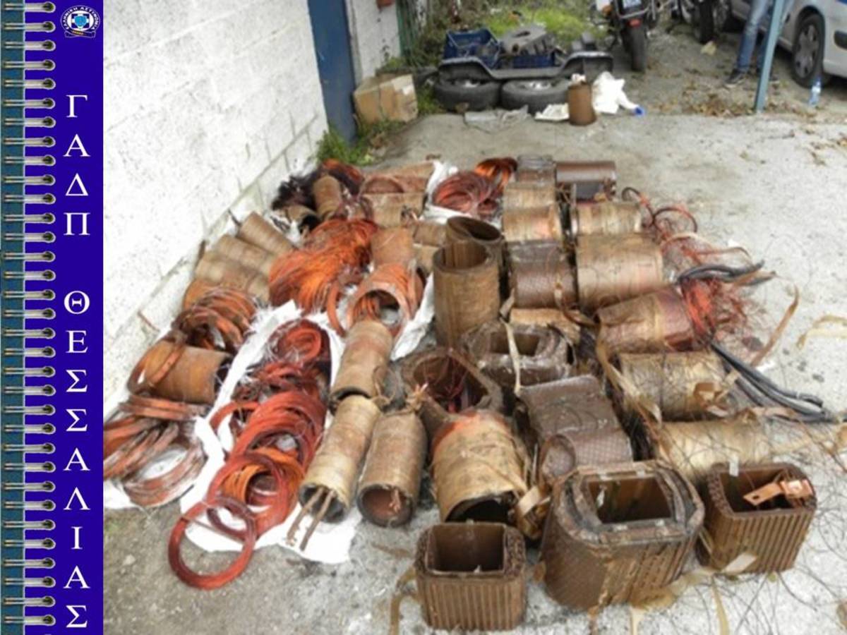 Οι νέοι μετασχηματιστές που βρήκαν οι αστυνομικοί  - ΦΩΤΟ ΕΛ.ΑΣ.