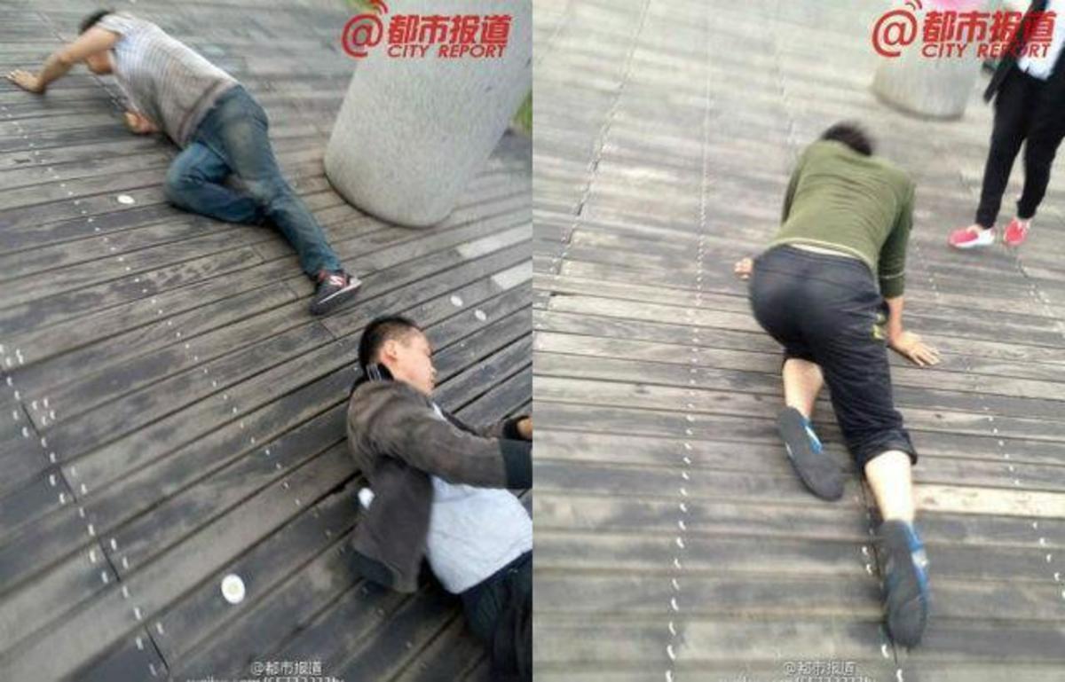 Εξευτελιστική τιμωρία σε εργαζόμενους στην Κίνα! Σέρνονταν για εξιλέωση
