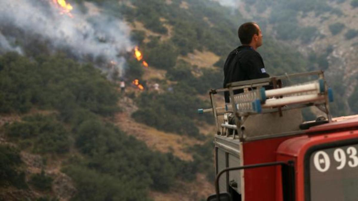 Πυρκαγιά στο Γέρακα