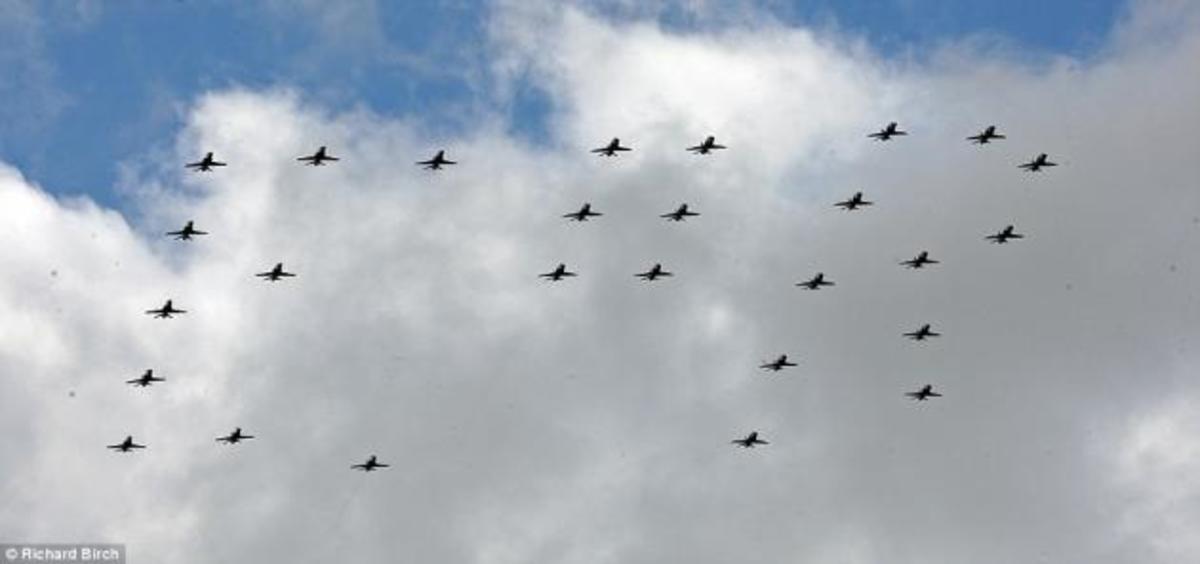 Η RAF ετοιμάζεται να τιμήσει τη Βασίλισσα – Δείτε στις φωτογραφίες πως