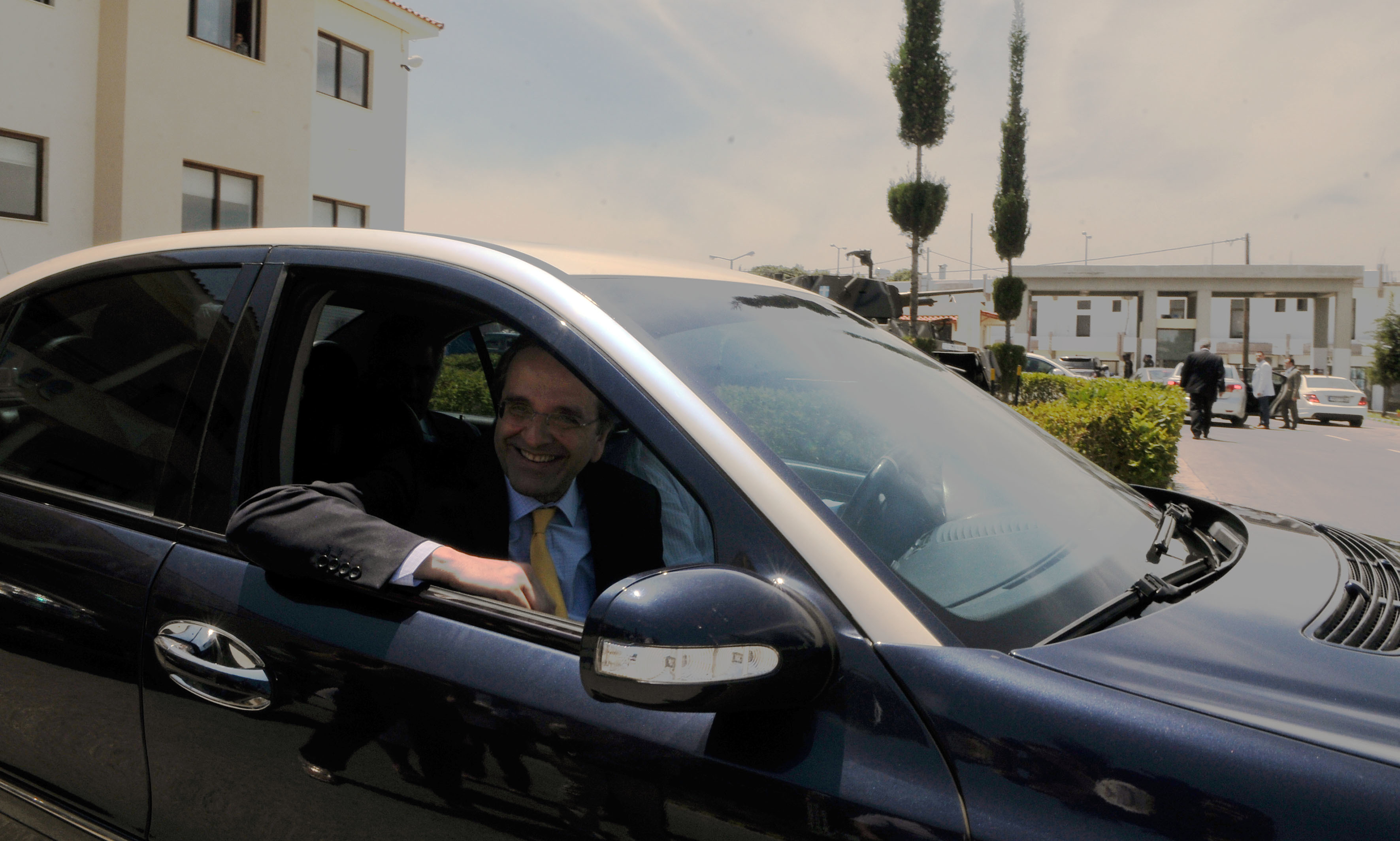 Στη Ρόδο ο Αντώνης Σαμαράς για να υποδεχθεί τον κινέζο πρόεδρο