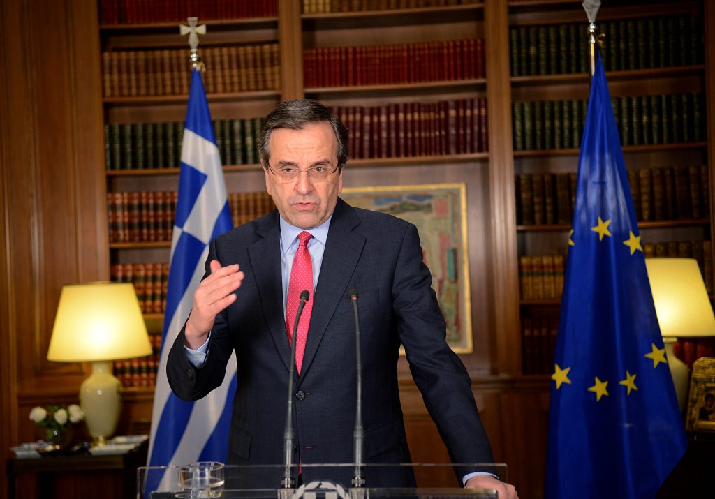 Διάγγελμα Σαμαρά: Συμφωνία για εκλογή Προέδρου και εκλογές στο τέλος του 2015