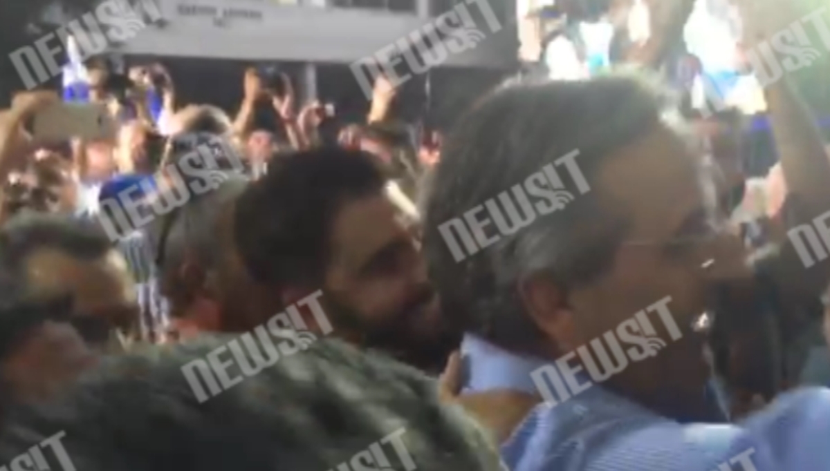 Σαμαράς-Καραμανλής στη Ρηγίλλης