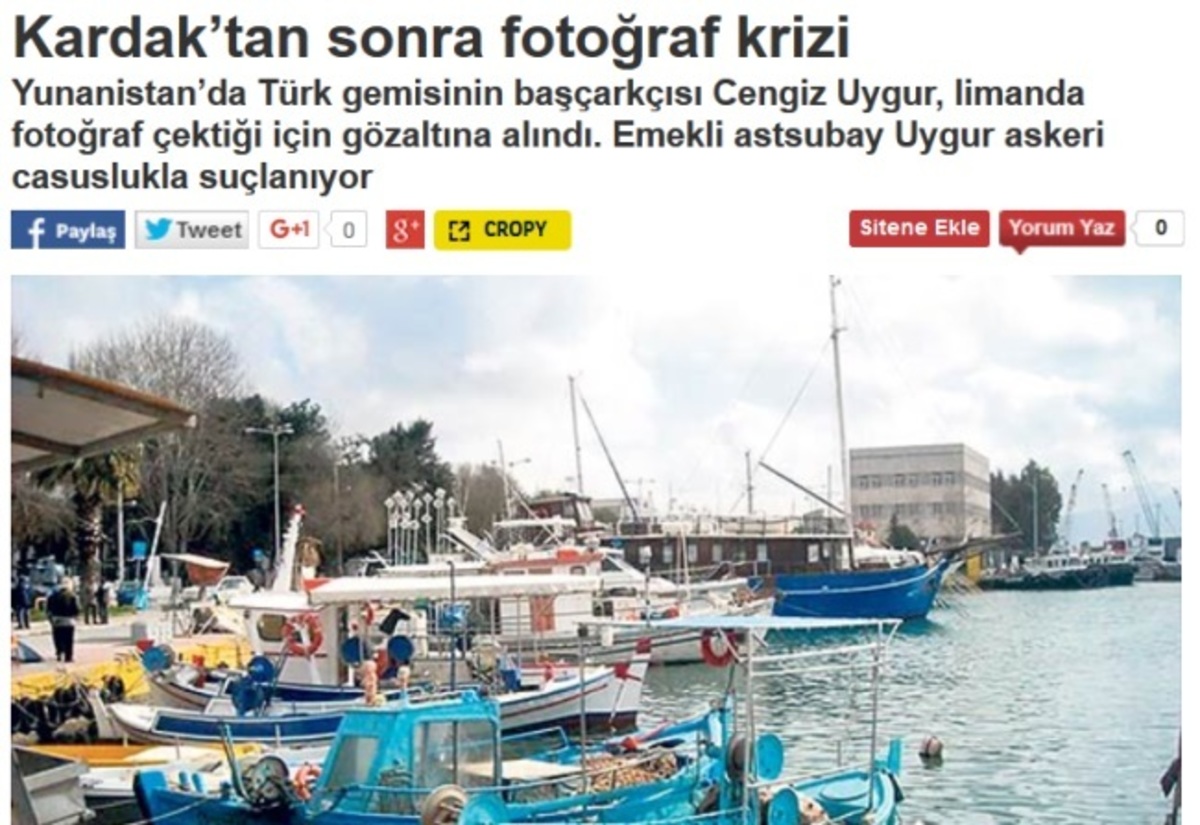 Συνελήφθη Τούρκος που φωτογράφιζε το ναύσταθμο Σαλαμίνας – Τι μεταδίδουν τουρκικά ΜΜΕ [pic]