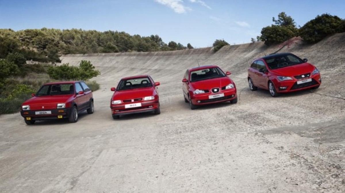 Η Seat έβγαλε βόλτα και τις τέσσερις γενιές του Ibiza (VIDEO)