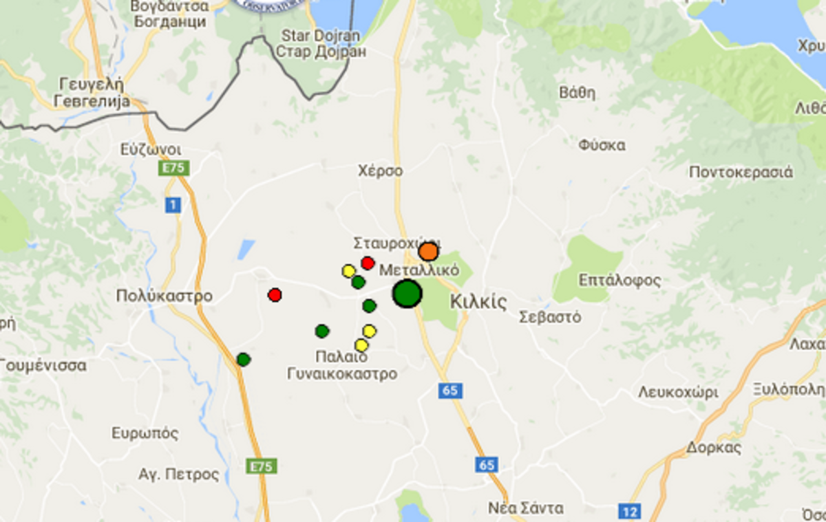Θεσσαλονίκη: 11 σεισμοί μέσα σε 24 ώρες στο Κιλκίς