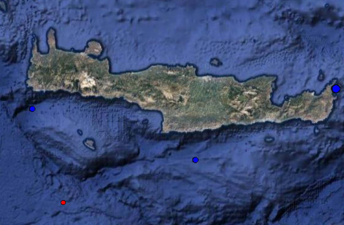 Σεισμός νότια της Κρήτης