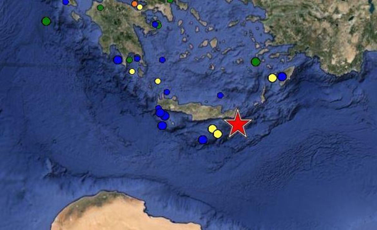 Σεισμός τώρα 5,5 Ρίχτερ στην Κρήτη!