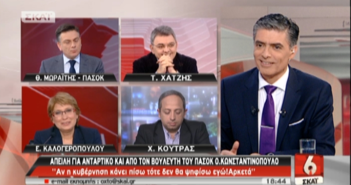 Μωραΐτης για Μπαλτάκο και Βενιζέλο