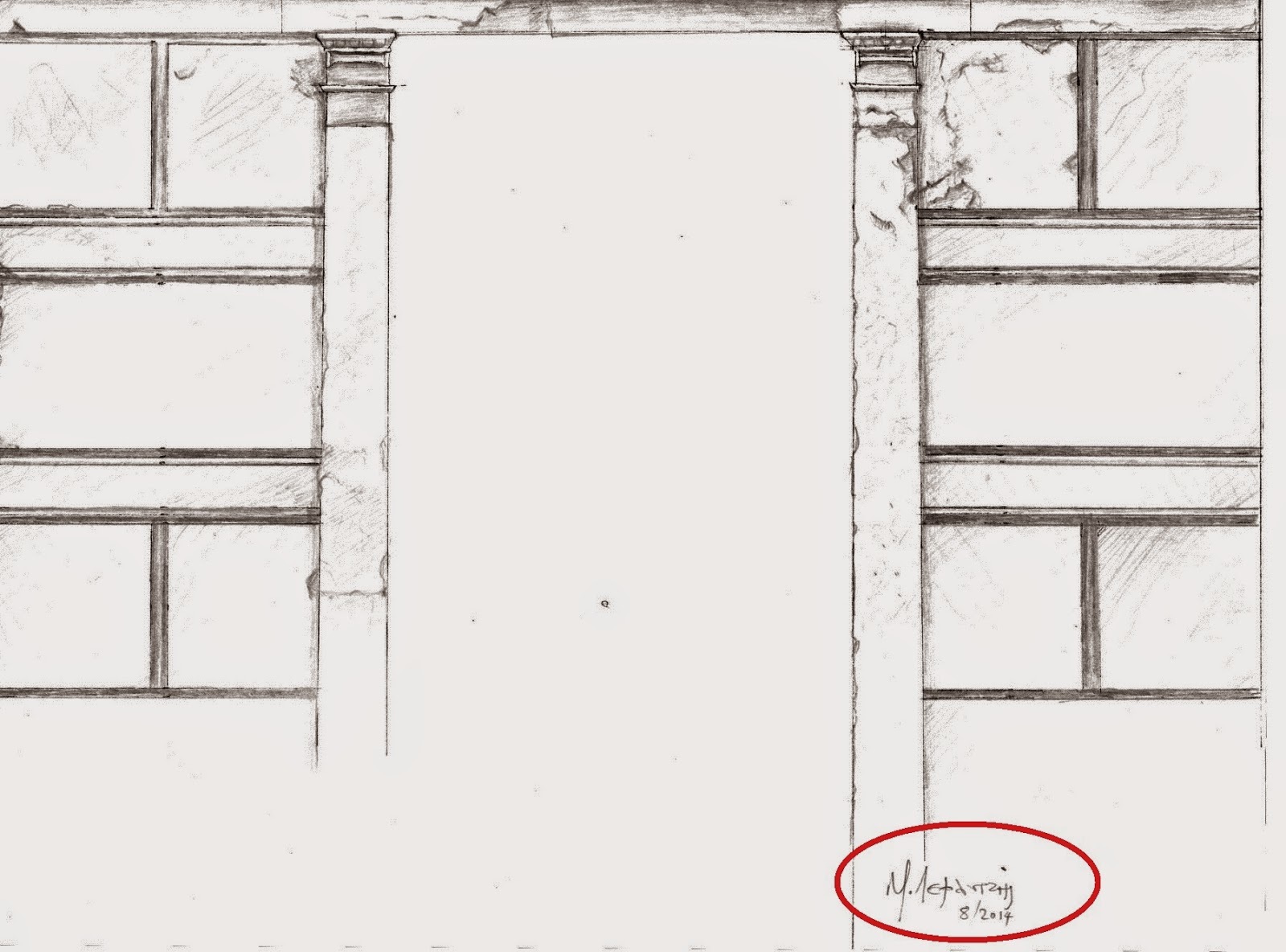 Αμφίπολη: Νέες θεωρίες συνωμοσίας – Τα σκίτσα με το κεφάλι και τα φτερά των Σφιγγών έχουν ημερομηνία “8/2014”