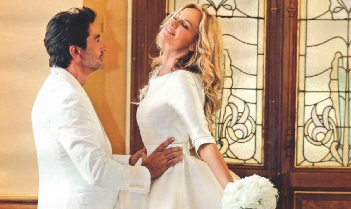 Αντριάνα Σκλεναρίκοβα: Φωτογραφίες από τον γάμο της με τον δισεκατομμυριούχο σύντροφό της