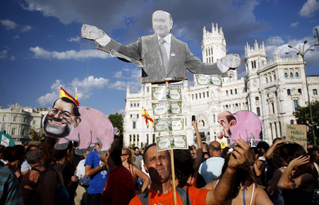 Εντυπωσιακή διαδήλωση ανέργων στην Ισπανία