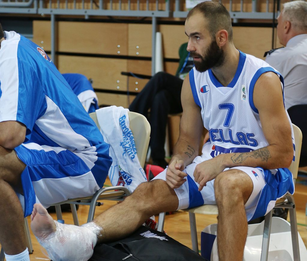 Δεν προπονήθηκε ο Έλληνας γκαρντ  ΦΩΤΟ NEWSPORTS.