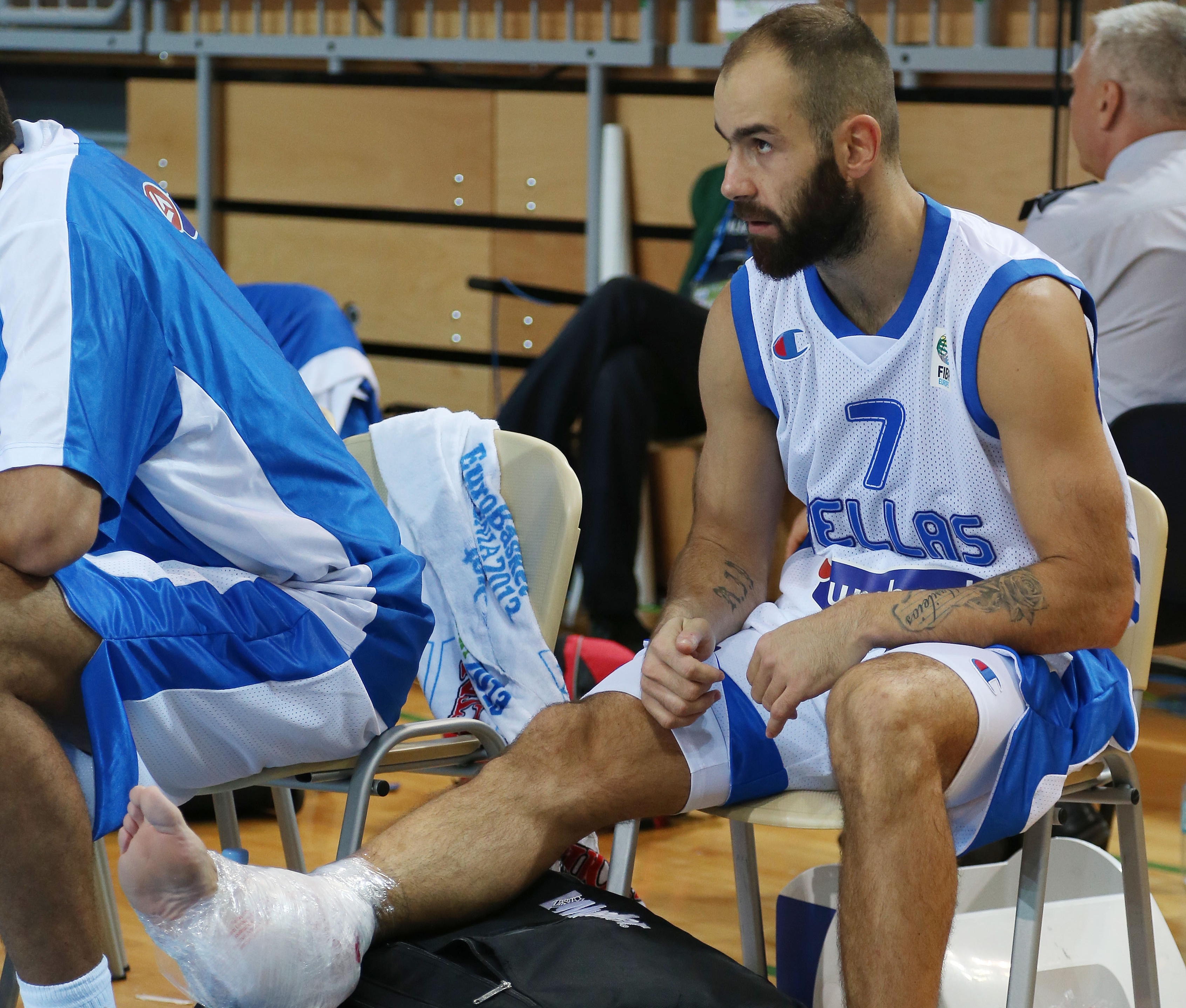 Δεν προπονήθηκε ο Έλληνας γκαρντ  ΦΩΤΟ NEWSPORTS.
