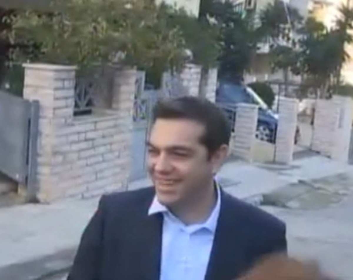 Η έξοδος του Τσίπρα