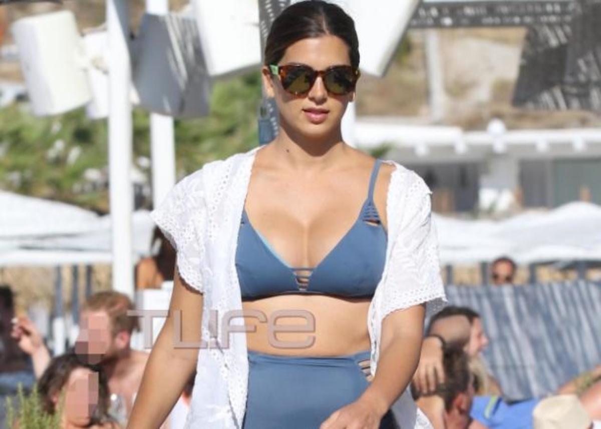 Σταματίνα Τσιμτσιλή: Καυτή εμφάνιση με μαγιό στη Μύκονο! Νέες φωτογραφίες