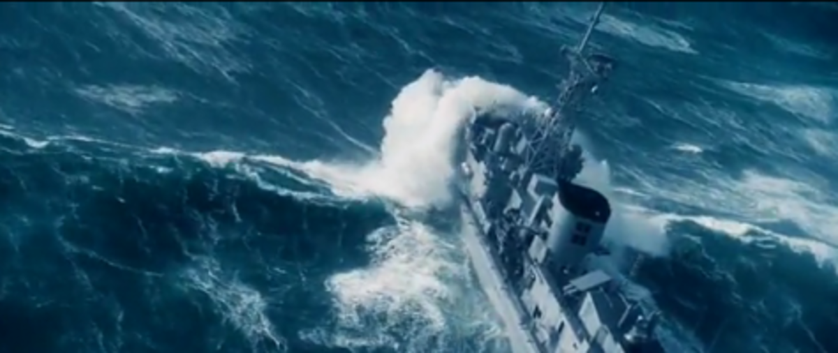 “Μάχη” με τη θύελλα!Απίστευτο βίντεο με πλοία να χάνονται μέσα στα κύματα!