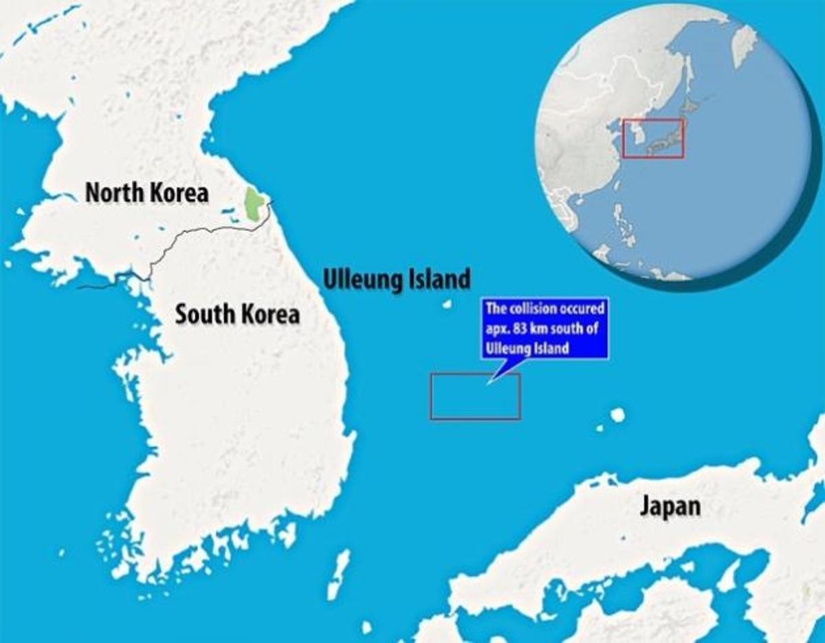 Πολεμικό σκάφος των ΗΠΑ συγκρούστηκε με αλιευτικό της Νότιας Κορέας