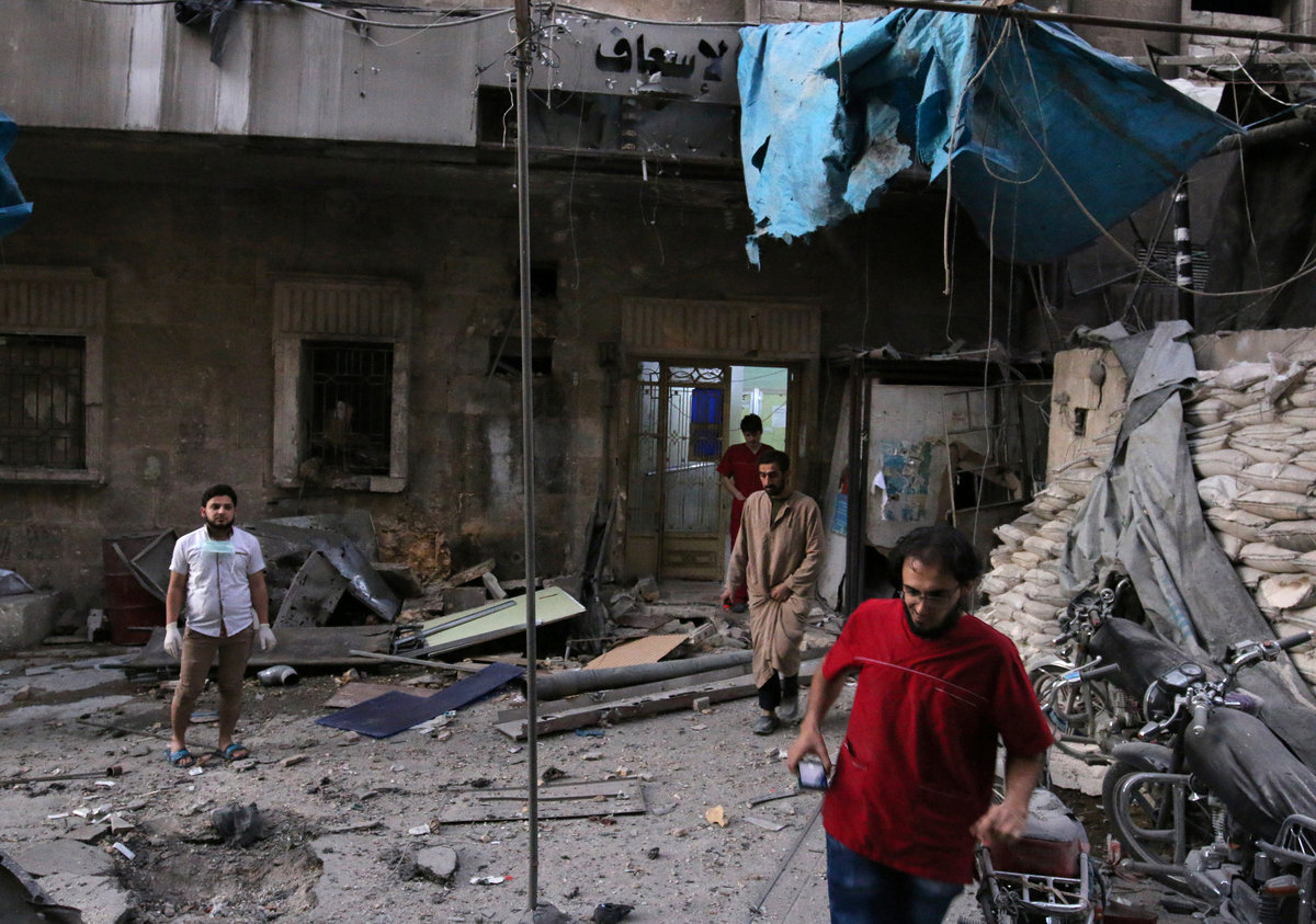 Βομβάρδισαν τα 2 μεγαλύτερα νοσοκομεία στο Χαλέπι